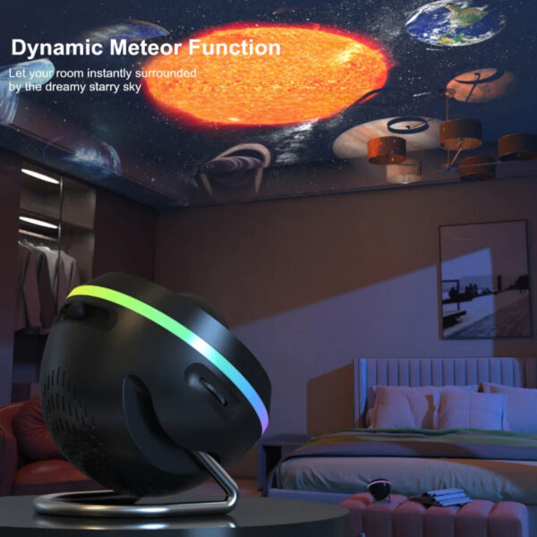 Dynamic Meteor 13 In 1 Ultra Clear Galaxy Projector Lamp Rotary Space Ball Planetarium Projector Lights For Kids Gift - Image 4