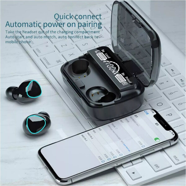 Bluetooth Wireless Headphones TWS Earphones Mini In-Ear Pods For  Android - Image 2